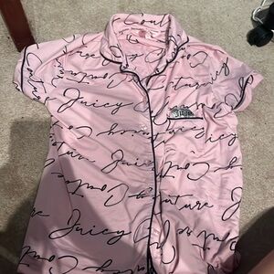 Juicy couture pajama shirt